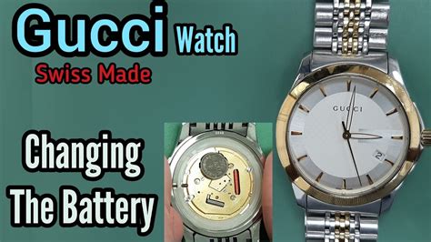 gucci 1500 watch battery|Gucci battery replacement near me.